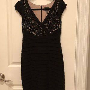 Adrianna Papell black cocktail dress